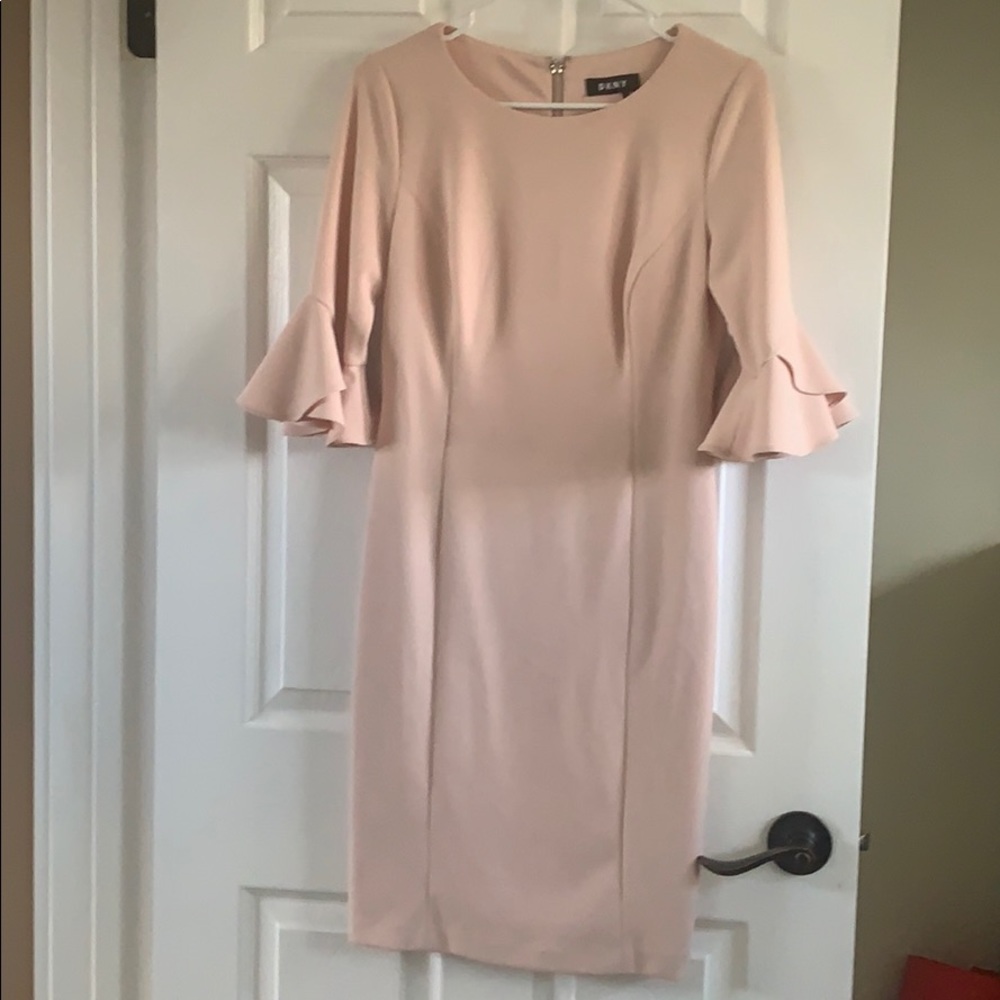 Light pink fitted dress